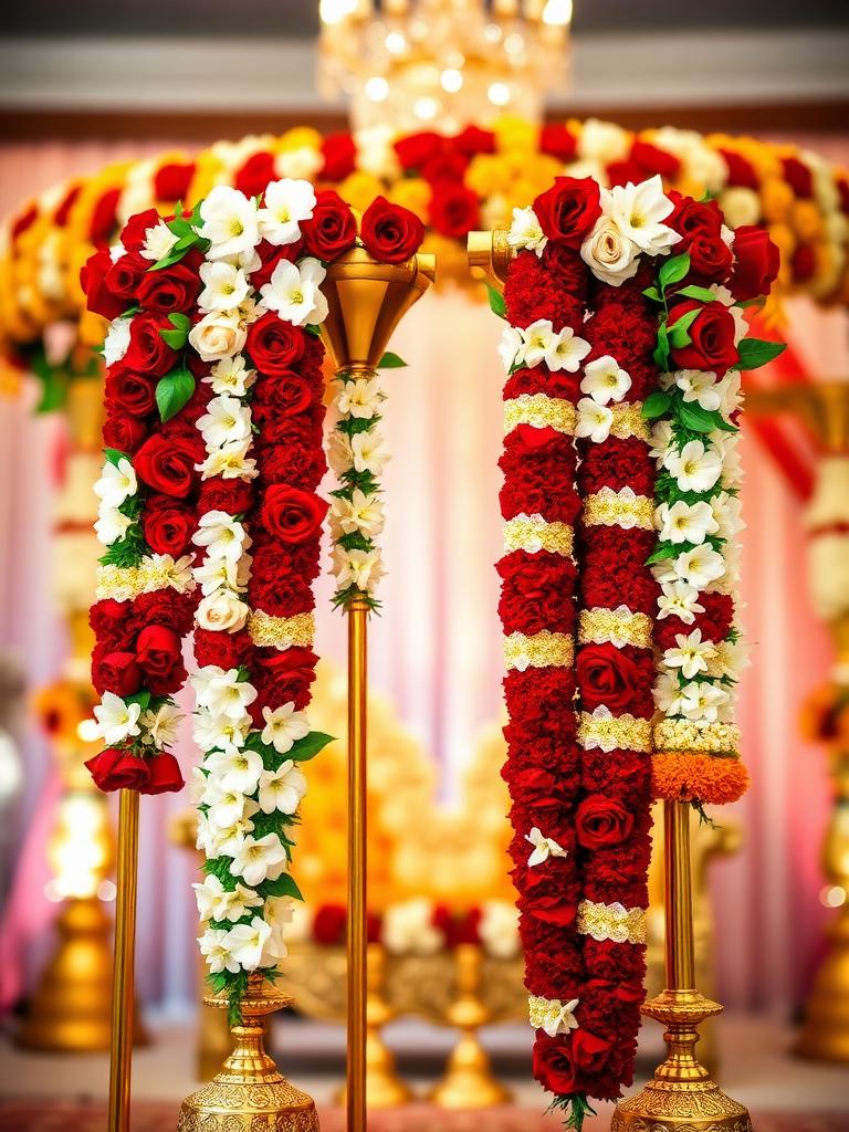 Wedding flower garlands collection